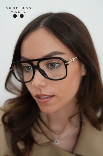 TIFFANY & CO. TF2283 - 8001 - 56 Optical frames Black Pilot (Aviator)