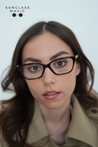 TIFFANY & CO. TF2229 - 8015 - 55 Optical frames Havanna Rectangle