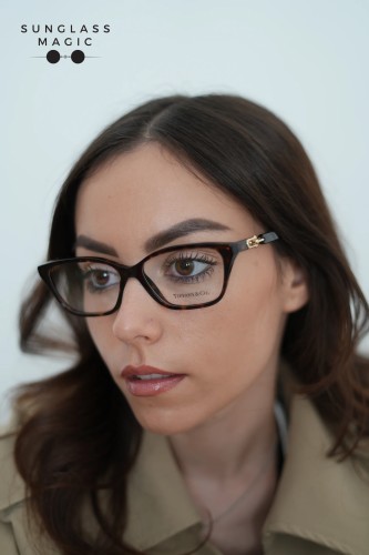 TIFFANY & CO. TF2229 - 8015 - 55 Optical frames Havanna Rectangle
