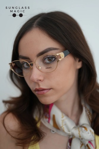 VERSACE VE1309 - 1002 - 54 Optical frames Gold Cat Eye