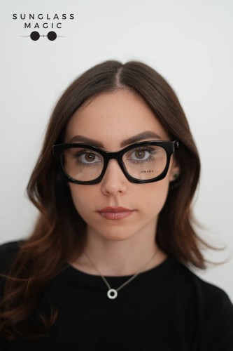 PRADA PR A05V - ​16K1O1 - ​52 Optical frames Black Square