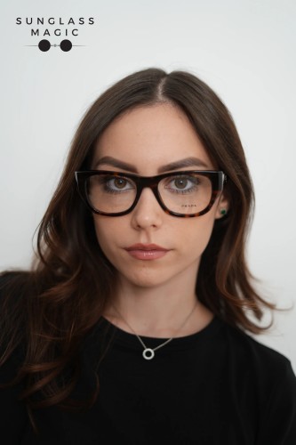 PRADA PR A18V - ​17N1O1 - ​52 Optical frames Cat Eye
