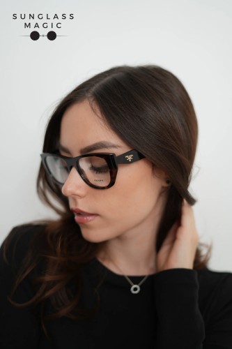 PRADA PR A18V - ​17N1O1 - ​52 Optical frames Cat Eye