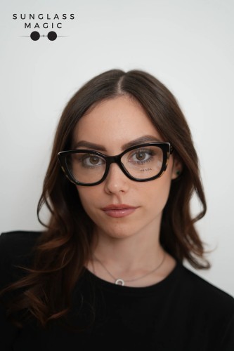 PRADA PR B04V - 3891O1 - ​53 Optical frames Black, Havanna Cat Eye