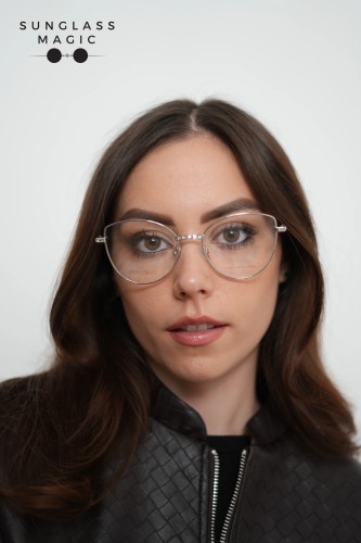 Jimmy Choo JC285 - 010 - 54 Optical frames Silver Cat Eye