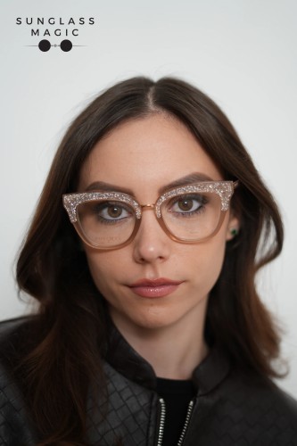 Jimmy Choo JC237 - FWM - 49 Optical frames Beige Cat Eye