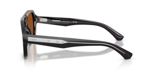 BURBERRY BE4478 - 421173 - 55 Sunglasses Gray Pilot (Aviator)