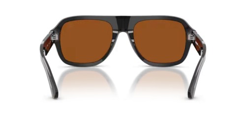 BURBERRY BE4478 - 421173 - 55 Sunglasses Gray Pilot (Aviator)