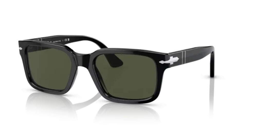 Persol PO3272S - 95/31 - 55 Sunglasses Black Rectangle