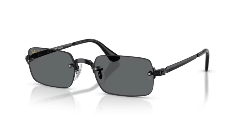 Ray-Ban RB3928 - 002/81 - 54 - WITH POLARIZED LENSES Sunglasses Black Rectangle