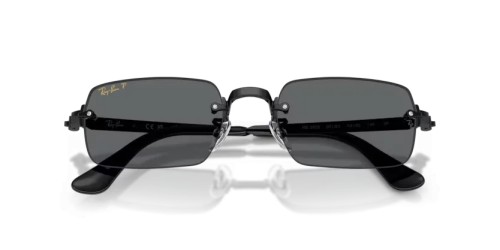 Ray-Ban RB3928 - 002/81 - 54 - WITH POLARIZED LENSES Sunglasses Black Rectangle