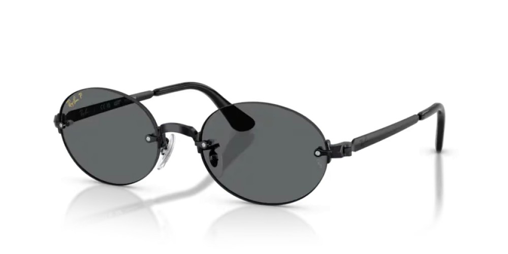 Ray-Ban RB3929 - 002/81 - 54 - WITH POLARIZED LENSES Sunglasses Black Oval