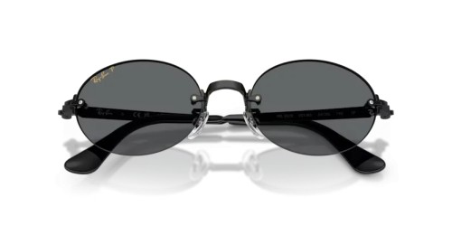 Ray-Ban RB3929 - 002/81 - 54 - WITH POLARIZED LENSES Sunglasses Black Oval