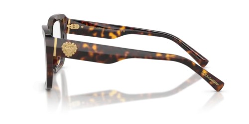 DOLCE & GABBANA DG3441 - 502 - 53 Optical frames Havanna Square