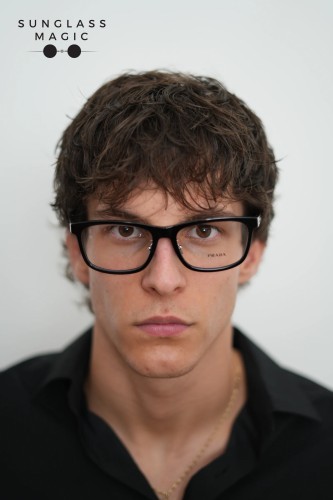 PRADA PR B08VD - ​16K1O1 - ​56 Optical frames Black Square