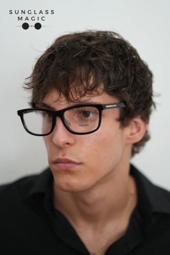 PRADA PR B08VD - ​16K1O1 - ​56 Optical frames Black Square