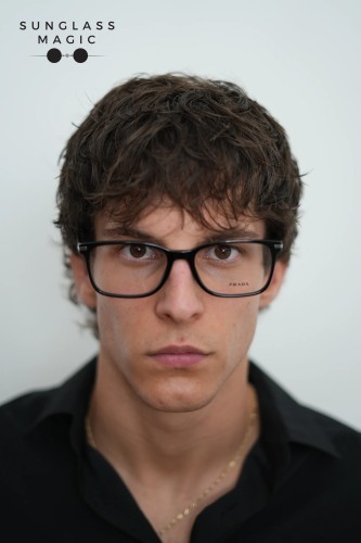 PRADA PR 14WV - 1AB1O1 - 56 Optical frames Black Rectangle