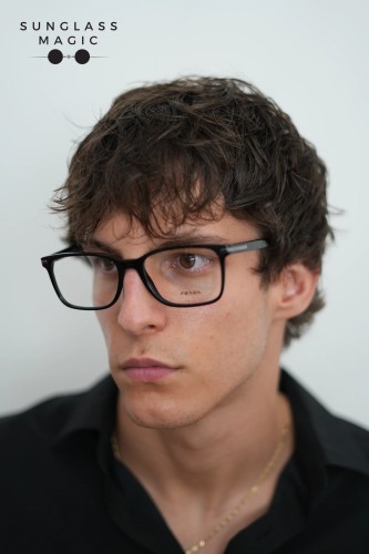 PRADA PR 14WV - 1AB1O1 - 56 Optical frames Black Rectangle