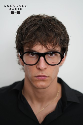 PRADA PR C12V - 16K1O1 - 54 Optical frames Black Pilot (Aviator)
