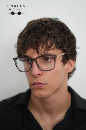 Philipp Plein VPP058 FASHION ATTITUDE - 09MB - 54 Optical frames Gray Square
