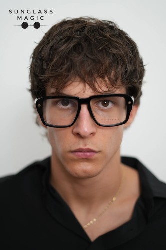 Philipp Plein VPP081 HEXAGON - 0700 - 55 Optical frames Black Square