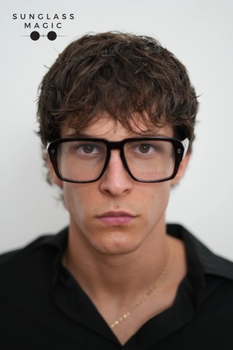 Philipp Plein VPP081 HEXAGON - 0722 - 55 Optical frames Havanna Square