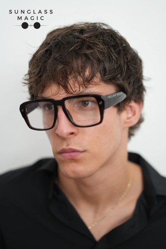 Philipp Plein VPP081 HEXAGON - 0722 - 55 Optical frames Havanna Square