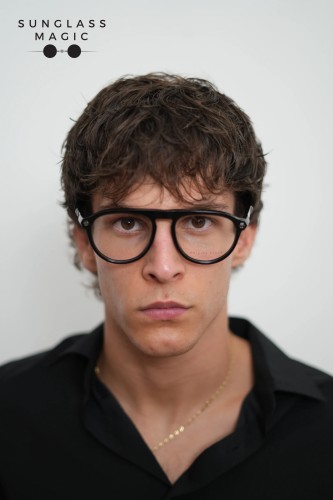 Philipp Plein VPP016 PASSION - 0700 - 54 Optical frames Black Pilot (Aviator)