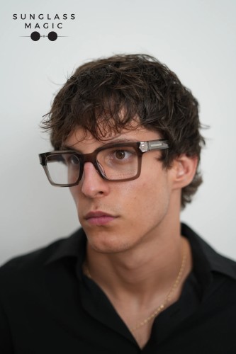 Philipp Plein VPP082 BRAVE SHADES - 09X8 - 52 Optical frames Brown Square