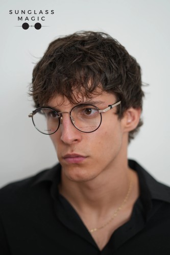 Philipp Plein VPP061V GLAM SUNSET TITANIUM - 0300 - 50 Optical frames Round