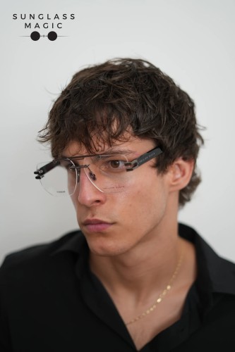 Philipp Plein VPP087 PLEASURE - 0584 - 61 Optical frames Silver, Black Square