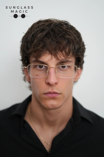 Fred FG50007U - 030 - 56 Optical frames Gold Square
