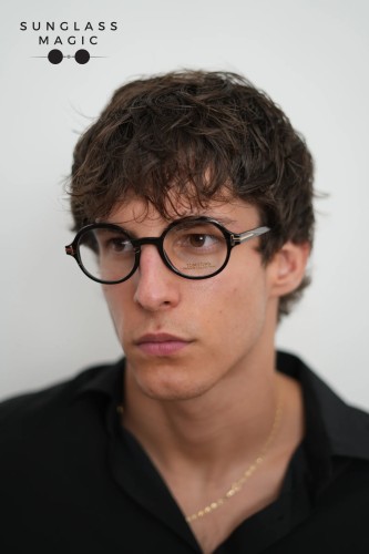 Tom Ford FT5850-Private Collection REAL HORN - 063 - 47 Optical frames Round