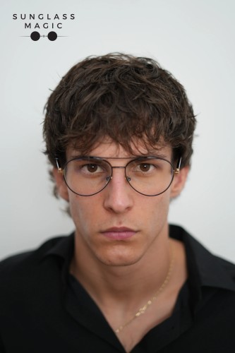 Tom Ford FT5684-B - 001 - 55 - WITH BLUE-VIOLET LIGHT FILTER LENSES Optical frames Pilot (Aviator)