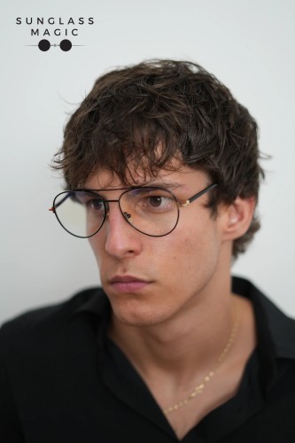 Tom Ford FT5684-B - 001 - 55 - WITH BLUE-VIOLET LIGHT FILTER LENSES Optical frames Pilot (Aviator)