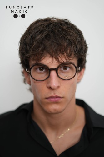Tom Ford FT5850-Private Collection REAL HORN - 064 - 47 Optical frames Round