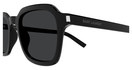 Saint Laurent SL 715 SLIM - 001 - 49 Sunglasses Black Geometric / Square
