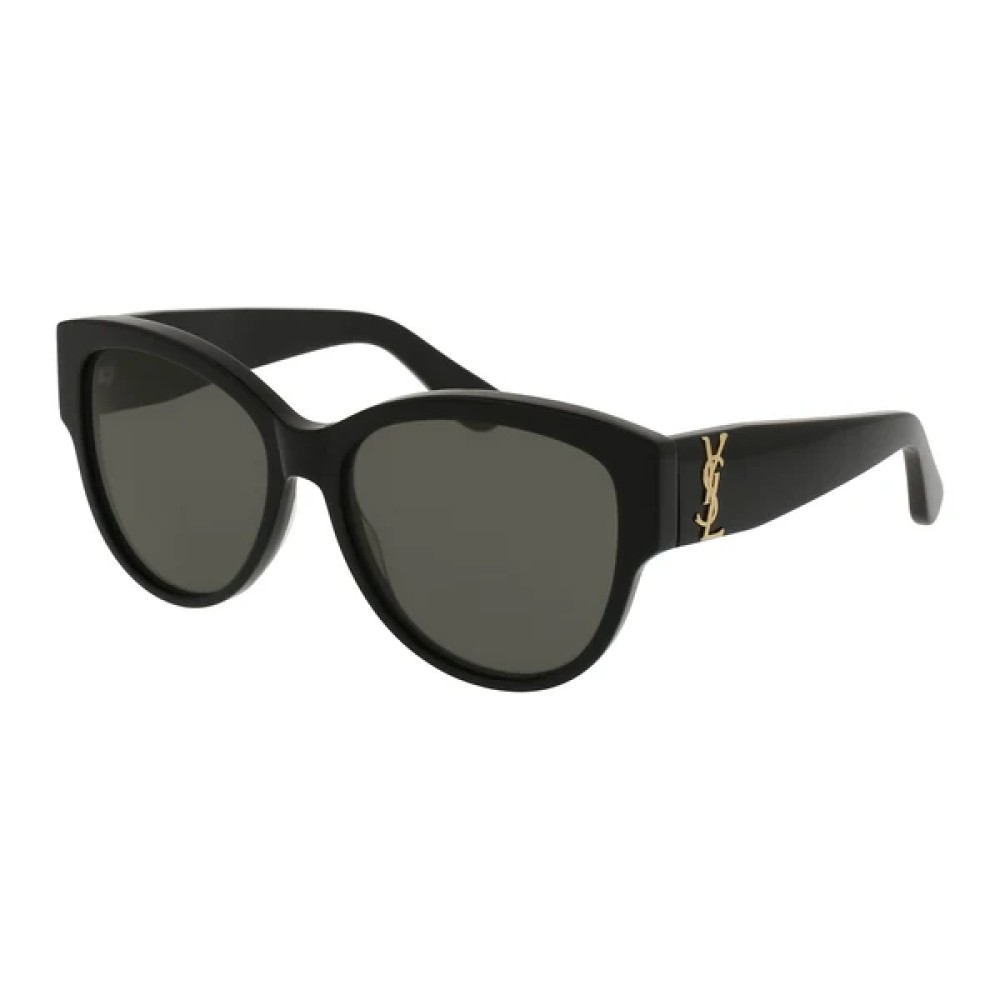 Saint Laurent SL M95/F - 001 - 56 Sunglasses Black Cat's eye