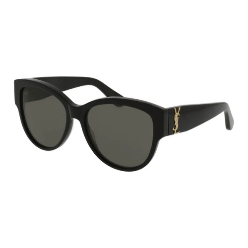 Saint Laurent SL M95/F - 001 - 56 Sunglasses Black Cat's eye