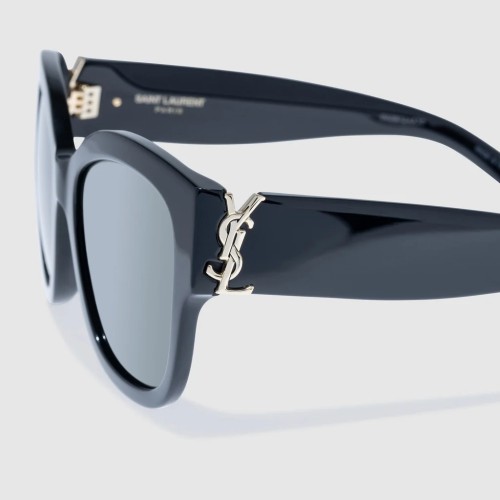 Saint Laurent SL M95/F - 001 - 56 Sunglasses Black Cat's eye