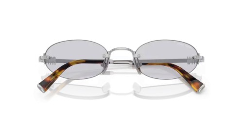 MIU MIU MU A54S - 1BC3F2 - 51 Sunglasses Silver Oval