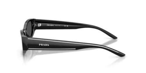 PRADA PR D22S - 16K08Z - 54 Sunglasses Black Rectangle