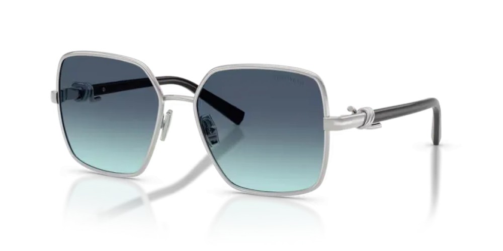 TIFFANY & CO. TF3122 - 60019S - 56 Sunglasses Silver Square