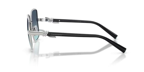 TIFFANY & CO. TF3122 - 60019S - 56 Sunglasses Silver Square