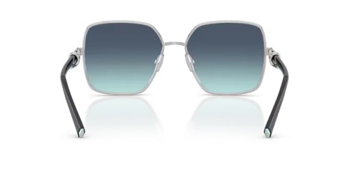 TIFFANY & CO. TF3122 - 60019S - 56 Sunglasses Silver Square