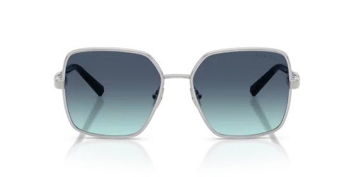 TIFFANY & CO. TF3122 - 60019S - 56 Sunglasses Silver Square