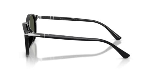 Persol PO3007SX - 95/31 - 52 Sunglasses Black Square
