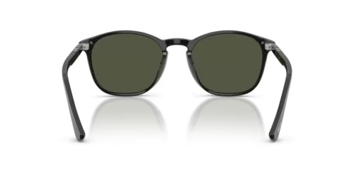 Persol PO3007SX - 95/31 - 52 Sunglasses Black Square