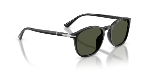 Persol PO3007SX - 95/31 - 52 Sunglasses Black Square