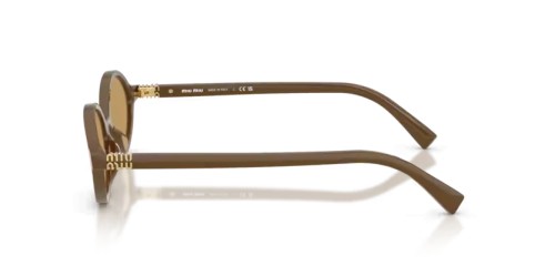 MIU MIU MU 04ZS - 29Q10Y - 50 Sunglasses Brown Oval